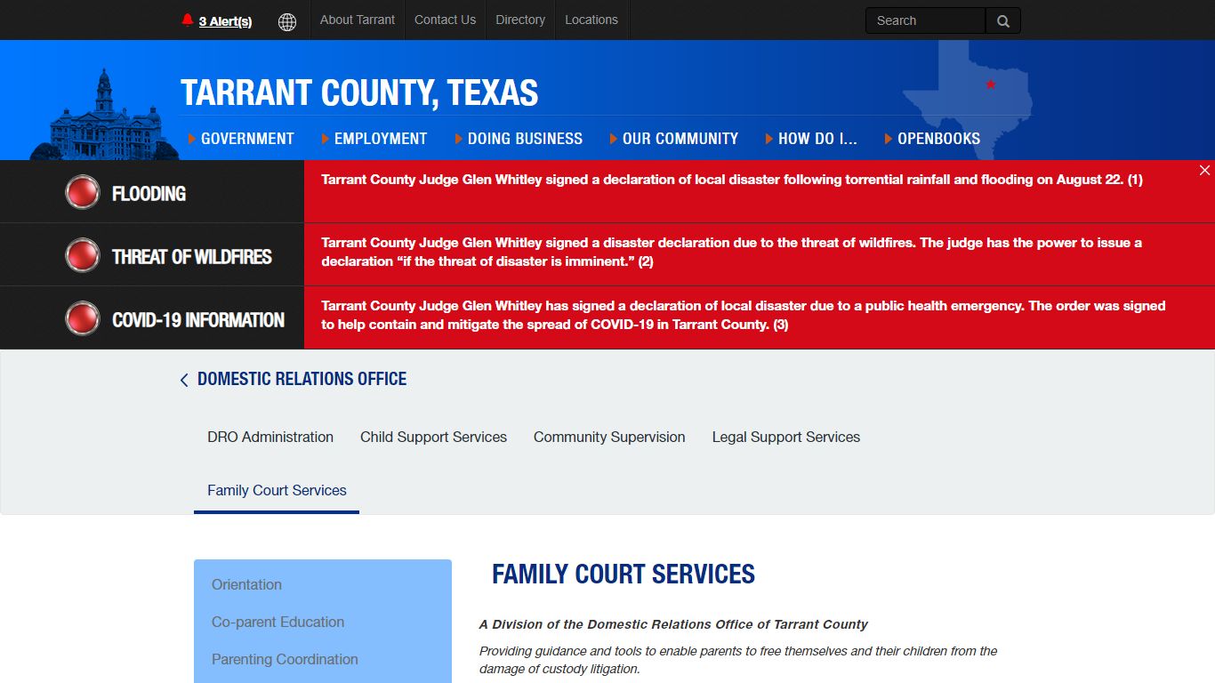 Family Court Services - Tarrant County TX